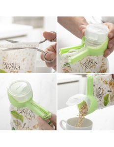 MERCAHOGAR Pinzas de Cierre para Bolsas con Dispensador Distwis InnovaGoods 4 Unidades