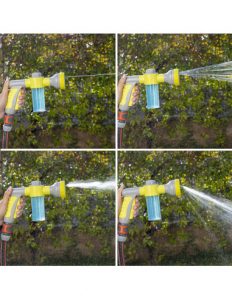MERCAHOGAR Pistola de Agua a Presión con Depósito 8 en 1 Dariegger InnovaGoods