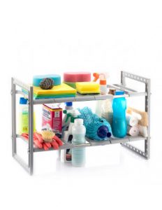 MERCAHOGAR Estantería Extensible para Fregadero Shibblek InnovaGoods 2 Estantes