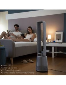 MERCAHOGAR Ventilador sin Aspas con Filtro Purificador y Mando a Distancia Bloho InnovaGoods