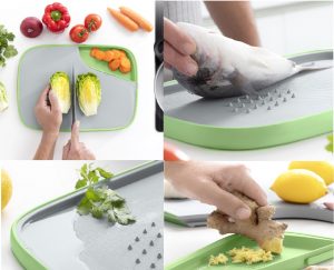 MERCAHOGAR Tabla de Cortar Reversible Multifunción Reblok InnovaGoods