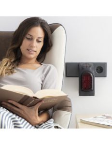 MERCAHOGAR Calefactor Termocerámico de Enchufe HeatPod InnovaGoods 400W