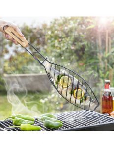 MERCAHOGAR Parrilla de Barbacoa para Pescado Fisket InnovaGoods