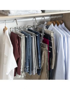 MERCAHOGAR Percha Múltiple para Pantalones 5 en 1 Havser InnovaGoods