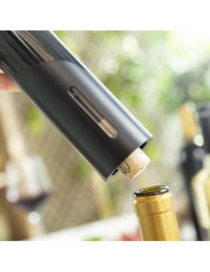 MERCAHOGAR Sacacorchos Eléctrico para Botellas de Vino Corkbot InnovaGoods