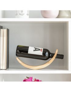 MERCAHOGAR Botellero Flotante de Madera para Vino Woolance InnovaGoods