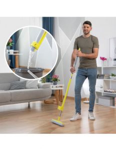MERCAHOGAR Mopa-fregona con Esponja Autoescurrible 2 en 1 Wringop InnovaGoods
