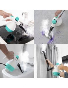 MERCAHOGAR Vaporeta de Mano Multiusos con Accesorios 9 en 1 Steany InnovaGoods 0,35 L 3 Bar 1000W