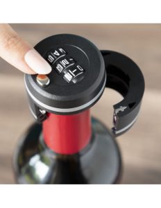 MERCAHOGAR Candado para Botellas de Vino Botlock InnovaGoods