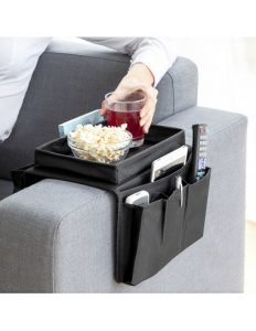 MERCAHOGAR Bandeja para Sofá con Organizador de Mandos InnovaGoods