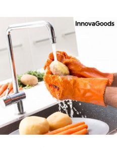 Mercahogar Guantes Limpiadores Peladores de Verduras y Frutas Gloveg InnovaGoods
