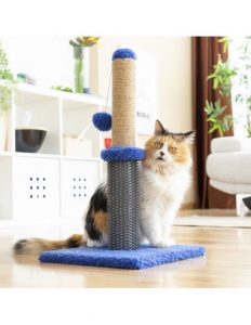 MERCAHOGAR Poste Rascador Masajeador con Pelota para Gatos Miausage InnovaGoods