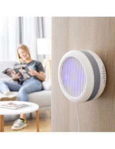 MERCAHOGAR Lámpara Antimosquitos por Succión con Soporte de Pared KL Lite InnovaGoods