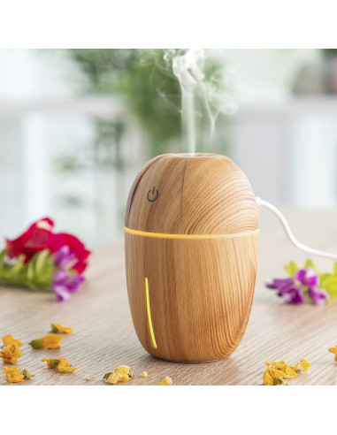 MERCAHOGAR Mini Humidificador Difusor de Aromas Honey Pine InnovaGoods