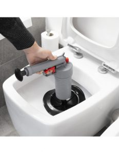 MERCAHOGAR Pistola Desatascadora de Aire Comprimido Universal con Adaptadores KlinGun InnovaGoods