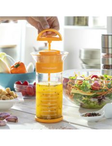 MERCAHOGAR Emulsionador de Salsas y Vinagretas con Recetas Dressix InnovaGoods