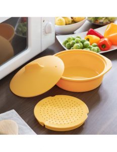 MERCAHOGAR Vaporera de Silicona Multifunción con Recetas Silicotte InnovaGoods