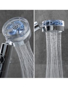 MERCAHOGAR Ecoducha con Hélice de Presión y Filtro Purificador Heliwer InnovaGoods