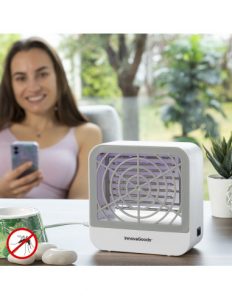 MERCAHOGAR Lámpara Antimosquitos con Colgador para Pared KL Box InnovaGoods