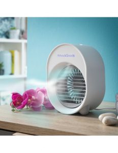 MERCAHOGAR Mini Climatizador Humidificador por Ultrasonidos con LED Koolizer InnovaGoods