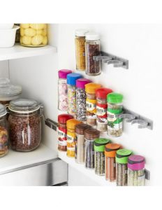 MERCAHOGAR Organizador de Especias Adhesivo y Divisible Jarlock x20 InnovaGoods
