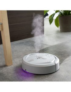 MERCAHOGAR Robot Mopa Recargable 4 en 1 con Desinfección UV y Humidificador Aromatizador Klinbot InnovaGoods
