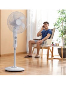 MERCAHOGAR Ventilador de Pie InnovaGoods Freshinn Blanco 45 W